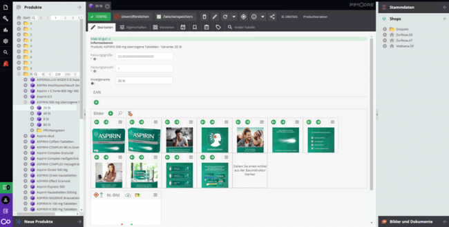 Multi-client assortment management incl. Magento 2 connection